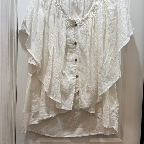 FREE PEOPLE FRONT BUTTON TUNIC NWT sz L - Picture 2 of 7